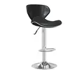 vidaXL Tabouret de bar Noir Similicuir