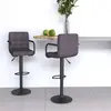 vidaXL Tabourets de bar 2 pcs Taupe Tissu