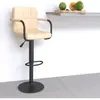 vidaXL Vidaxl Tabouret De Bar Crème Velours