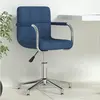 vidaXL Vidaxl Chaise Pivotante De Bureau Bleu Tissu