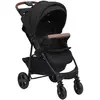 vidaXL Poussette pour bébé 2-en-1 Anthracite Acier