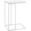 vidaXL Table d'appoint Blanc 40x30x59 cm Bois d'ingénierie