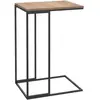 vidaXL Table d'appoint Noir 40x30x59 cm Bois d'ingénierie
