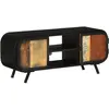 vidaXL Meuble TV 110x30x45 cm Bois de récupération massif