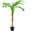 vidaXL Bananier artificiel avec pot 180 cm Vert