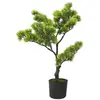 vidaXL Bonsaï de pin artificiel avec pot 60 cm Vert