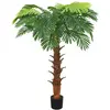 vidaXL Palmier Cycas artificiel avec pot 160 cm Vert