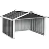 vidaXL Abri pour robot de jardin 92x97x63cm Acier galvanisé Anthracite