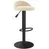 vidaXL Vidaxl Tabouret De Bar Crème Velours