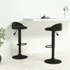 vidaXL Vidaxl Tabourets De Bar Lot De 2 Noir Velours