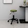 Non communiqué vidaXL Chaise pivotante de bureau Vert clair Velours