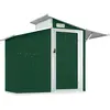 vidaXL Abri de Jardin Vert 270x130x208,5 cm Acier Galvanisé