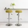Non communiqué vidaXL Tabourets de bar 2 pcs Vert Tissu