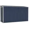 vidaXL Abri de jardin mural Anthracite 118x288x178 cm Acier