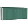 vidaXL Abri de jardin mural Vert 118 x 382 x 178 cm Acier galvanisé
