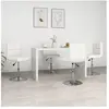 vidaXL Chaises à manger lot de 4 blanc similicuir