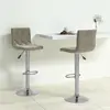 Vidaxl - Tabourets de bar 2 pcs Gris clair Velours Gris clair