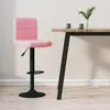 Non communiqué vidaXL Tabouret de bar Rose Velours