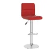 vidaXL Tabouret de bar Rouge bordeaux Similicuir