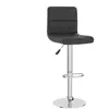 vidaXL Tabouret de bar Noir Similicuir