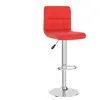 vidaXL Tabouret de bar Rouge Similicuir