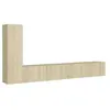 Vidaxl - Ensemble de meuble tv 3 pcs Chêne sonoma Aggloméré Sonoma oak