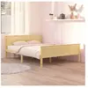 vidaXL Cadre de lit Bois de pin massif 120x200 cm