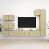 Vidaxl - Ensemble de meubles tv 8 pcs Chêne sonoma Bois d'ingénierie