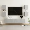 vidaXL Ensemble de meubles TV 6 pcs Gris béton Aggloméré