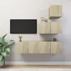 Vidaxl - Ensemble de meubles tv 4 pcs Chêne sonoma Bois d'ingénierie