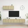 vidaXL Tv-meubelen 3 st bewerkt hout sonoma eikenkleurig3079018