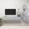 vidaXL Ensemble de 6 meubles TV en bois gris béton