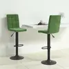 Vidaxl - Tabourets de bar lot de 2 vert foncé velours Vert foncé