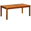 vidaXL Table basse de jardin 110x60x45 cm Bois solide d'acacia