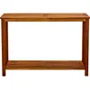 vidaXL Table console de jardin 110x40x75 cm Bois d'acacia solide