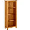 vidaXL Bibliothèque à 4 niveaux 45x22x110 cm Bois de chêne massif