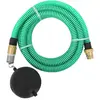 vidaXL Tuyau d'aspiration avec raccords en laiton vert 1,1" 25 m PVC