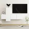 Vidaxl - Ensemble de meubles tv 3 pcs Blanc Bois d'ingénierie Blanc