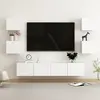vidaXL Vidaxl Ensemble De Meubles Tv 6 Pcs Blanc Bois D'ingénierie