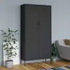 vidaXL Garde-robe Anthracite 90x50x180 cm Acier