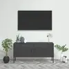 vidaXL Meuble TV Anthracite 105x35x50 cm Acier