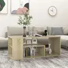 vidaXL Table basse chêne sonoma 100x50x40 cm bois d'ingénierie 806924