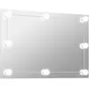 vidaXL Miroir LED sans cadre 100x60 cm