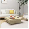 vidaXL Table basse Chêne sonoma 90x90x28 cm Aggloméré