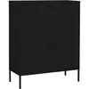vidaXL Armoire de rangement Noir 80x35x101,5 cm Acier