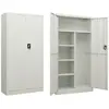 vidaXL Armoire à casiers Gris clair 90x40x180 cm Acier