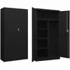 vidaXL Armoire à casiers Noir 90x40x180 cm Acier