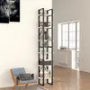 Vidaxl - Bibliothèque à 6 niveaux blanc 40x30x210 cm bois ingénierie