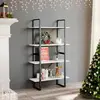 Vidaxl - Bibliothèque à 4 niveaux Blanc 80x30x140 cm bois d'ingénierie