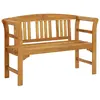 vidaXL Banc de jardin 114 cm bois d'acacia solide